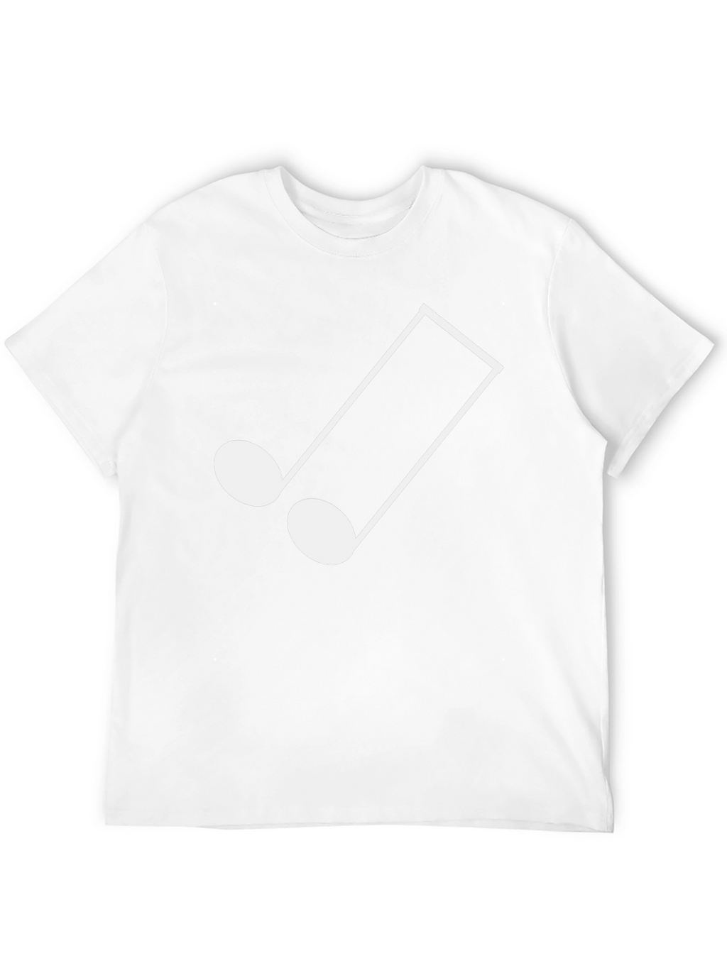Musical Note Graphic Tee - Stylish Black T-Shirt
