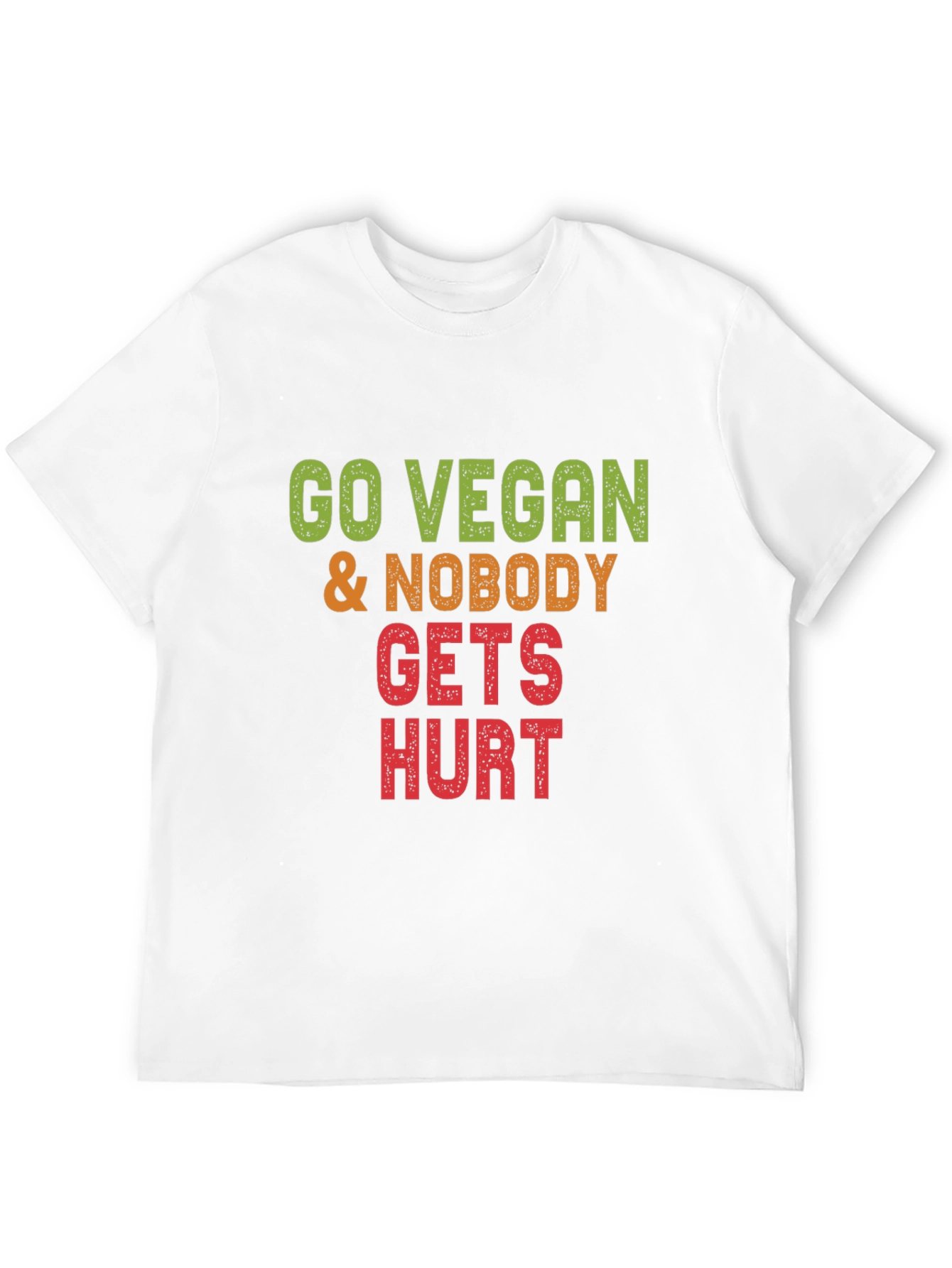 Go Vegan Nobody Gets Hurt Graphic Tee