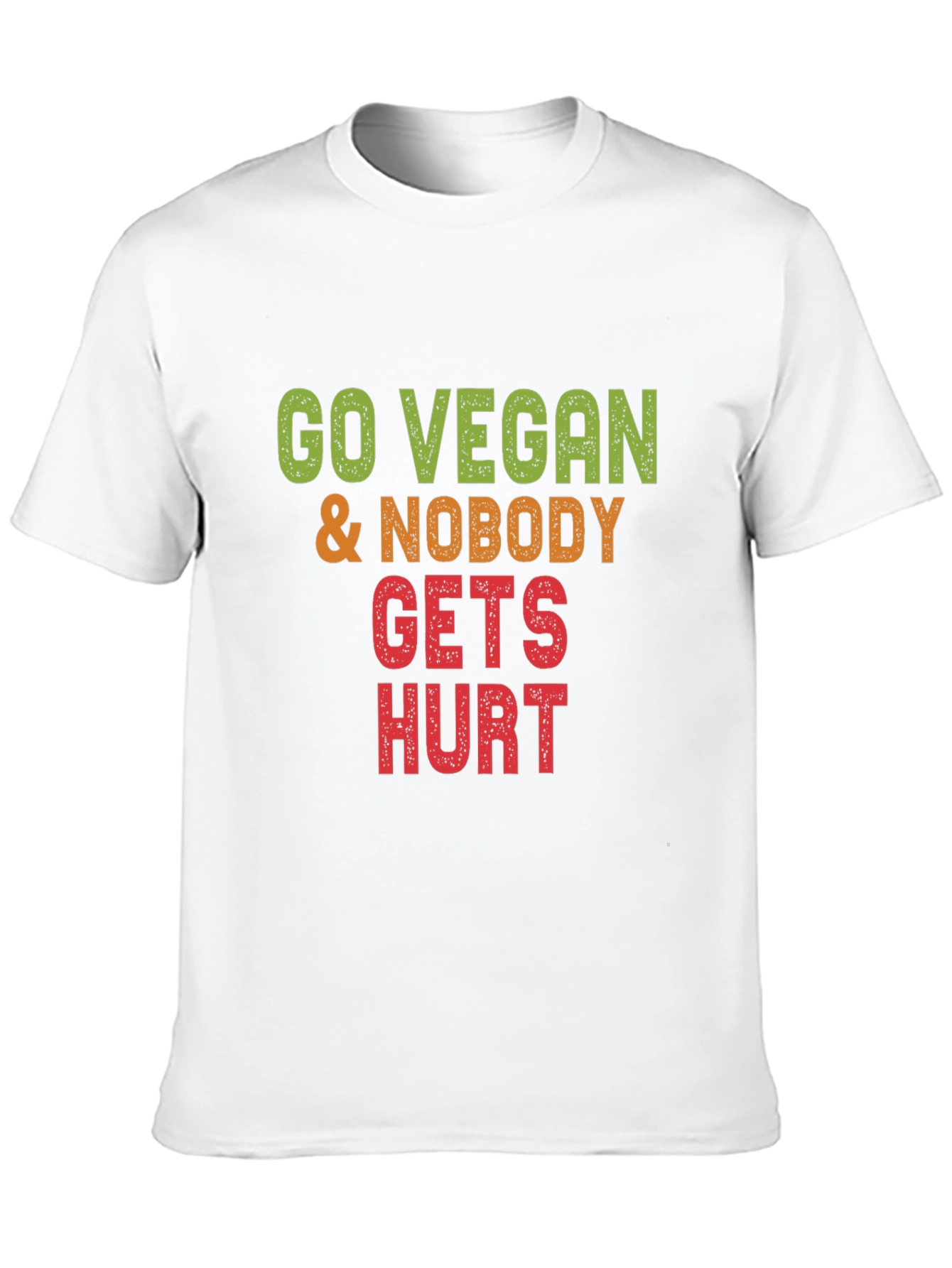 Go Vegan Nobody Gets Hurt Graphic Tee