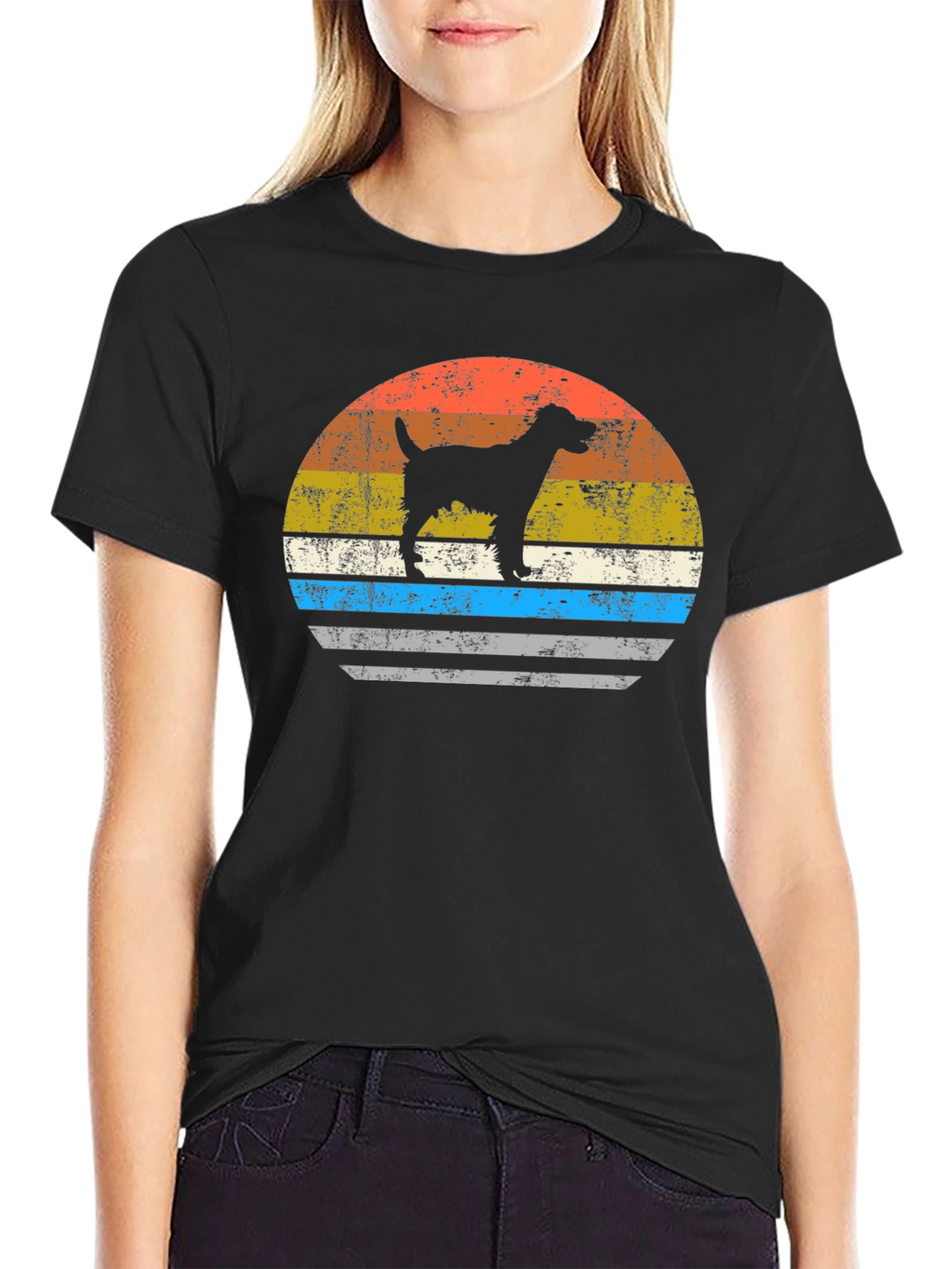 Retro Dog Silhouette Tee
