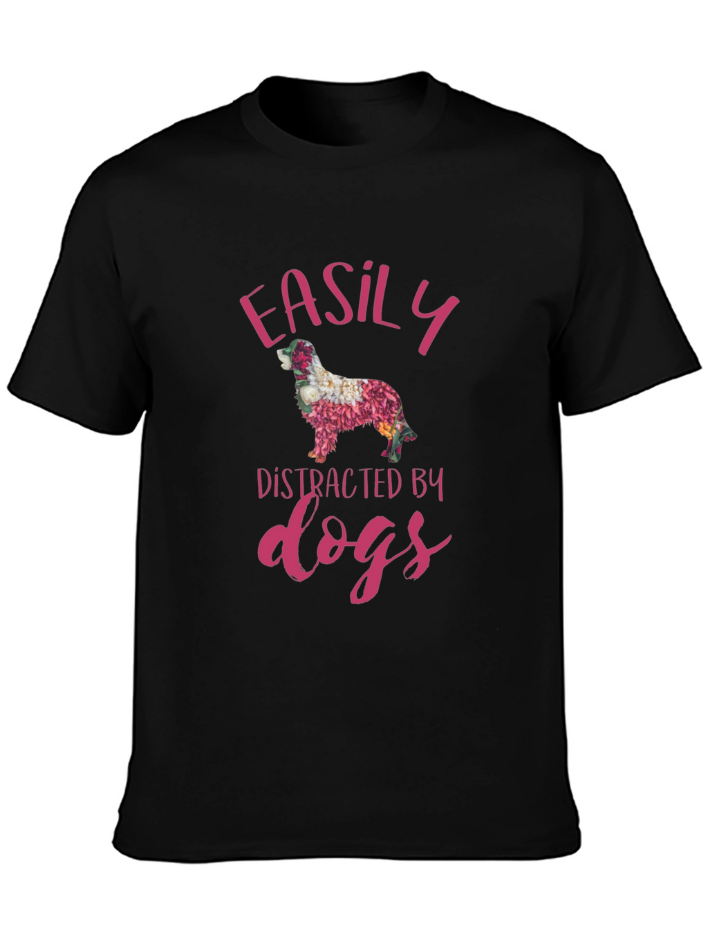 Easily Distracted by Dogs Graphic Tee