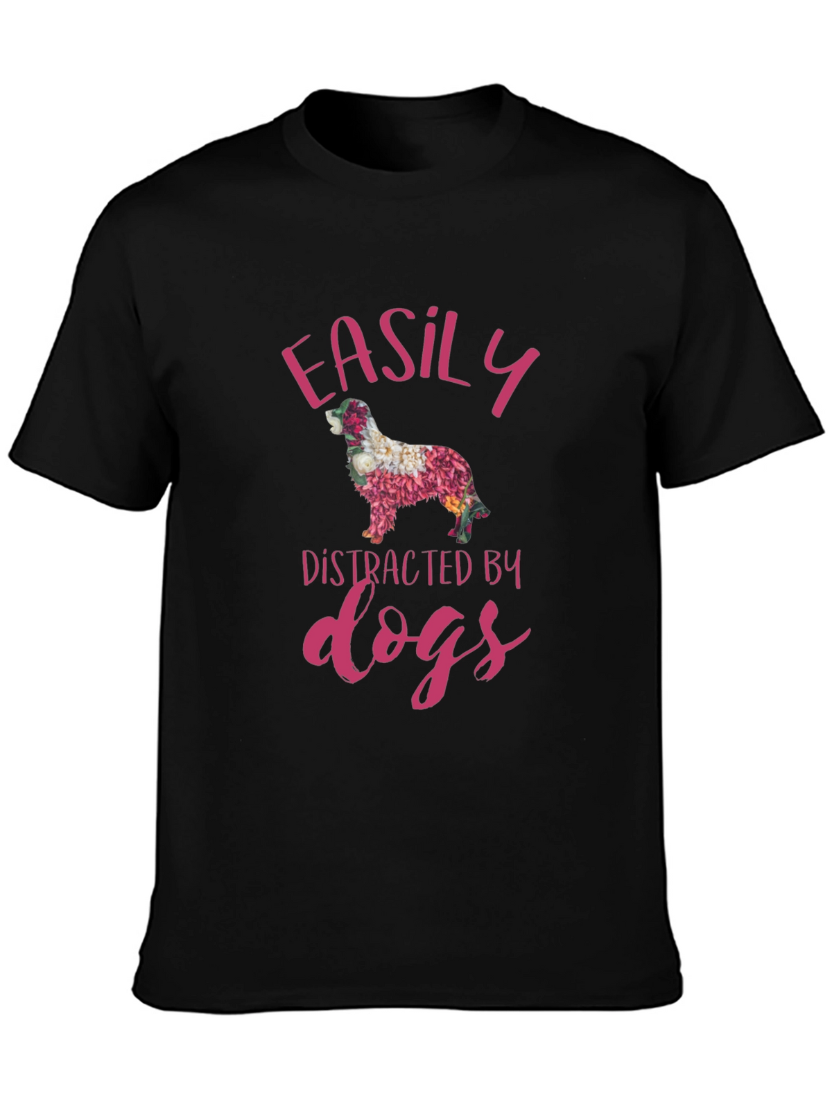 Easily Distracted by Dogs Graphic Tee