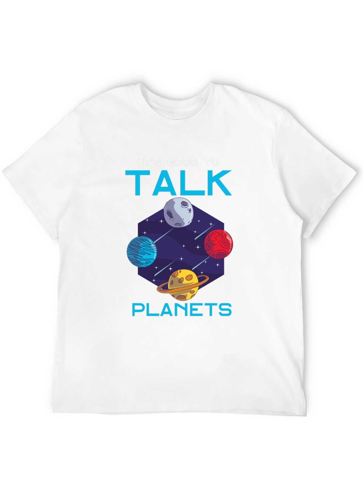 Its Good to Talk Planets Graphic Tee