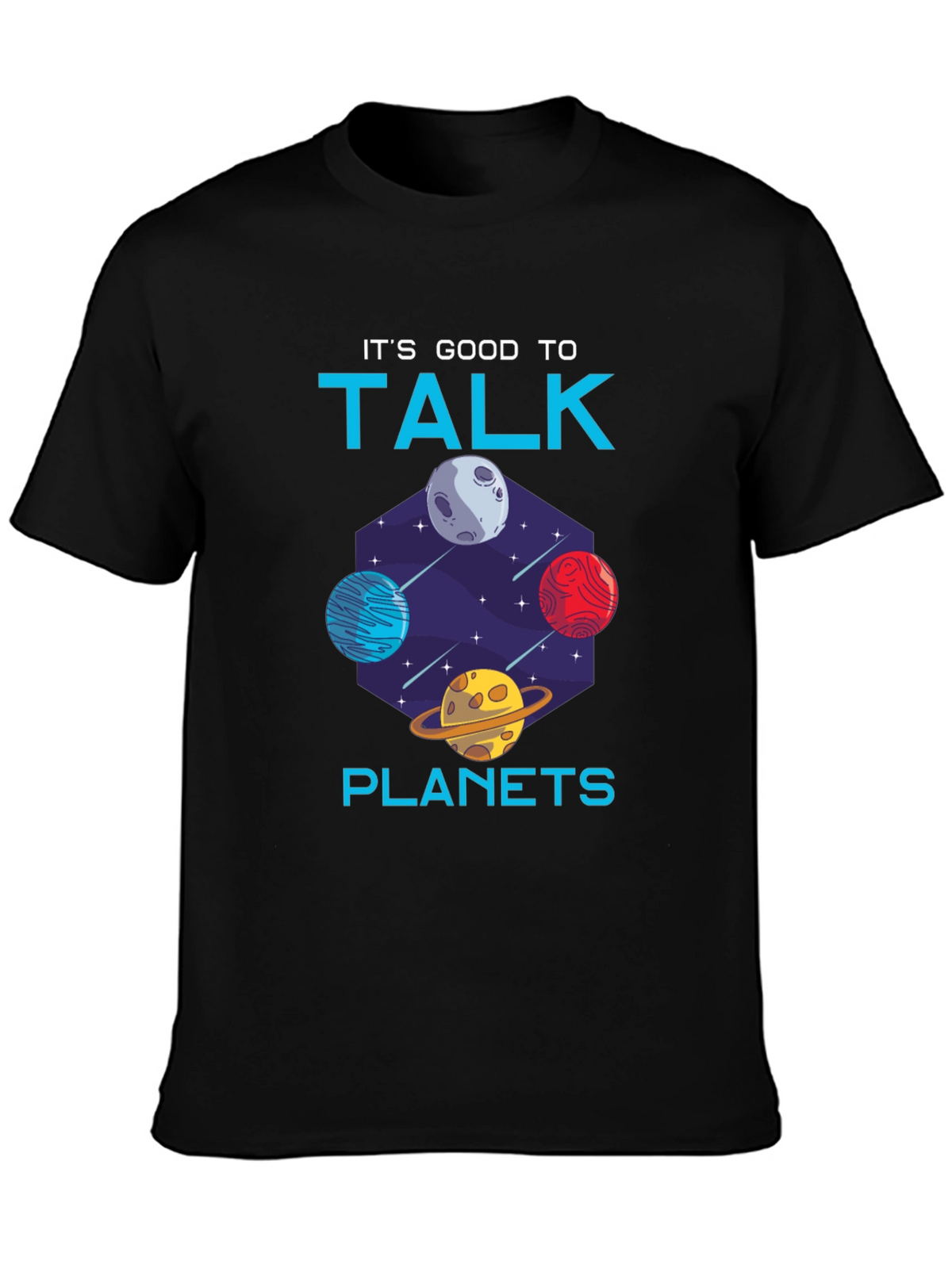 Its Good to Talk Planets Graphic Tee