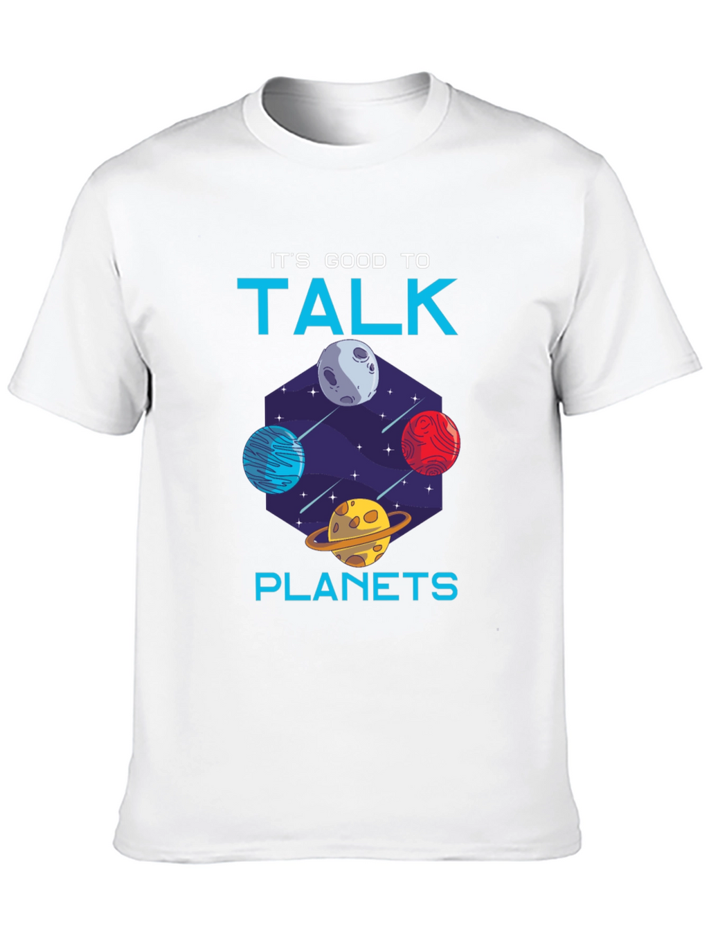 Its Good to Talk Planets Graphic Tee