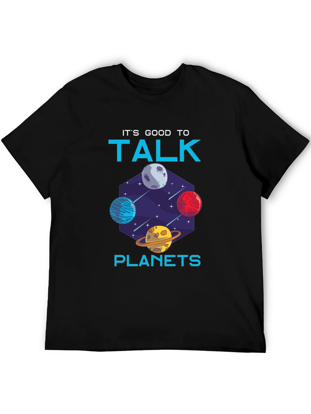 Its Good to Talk Planets Graphic Tee