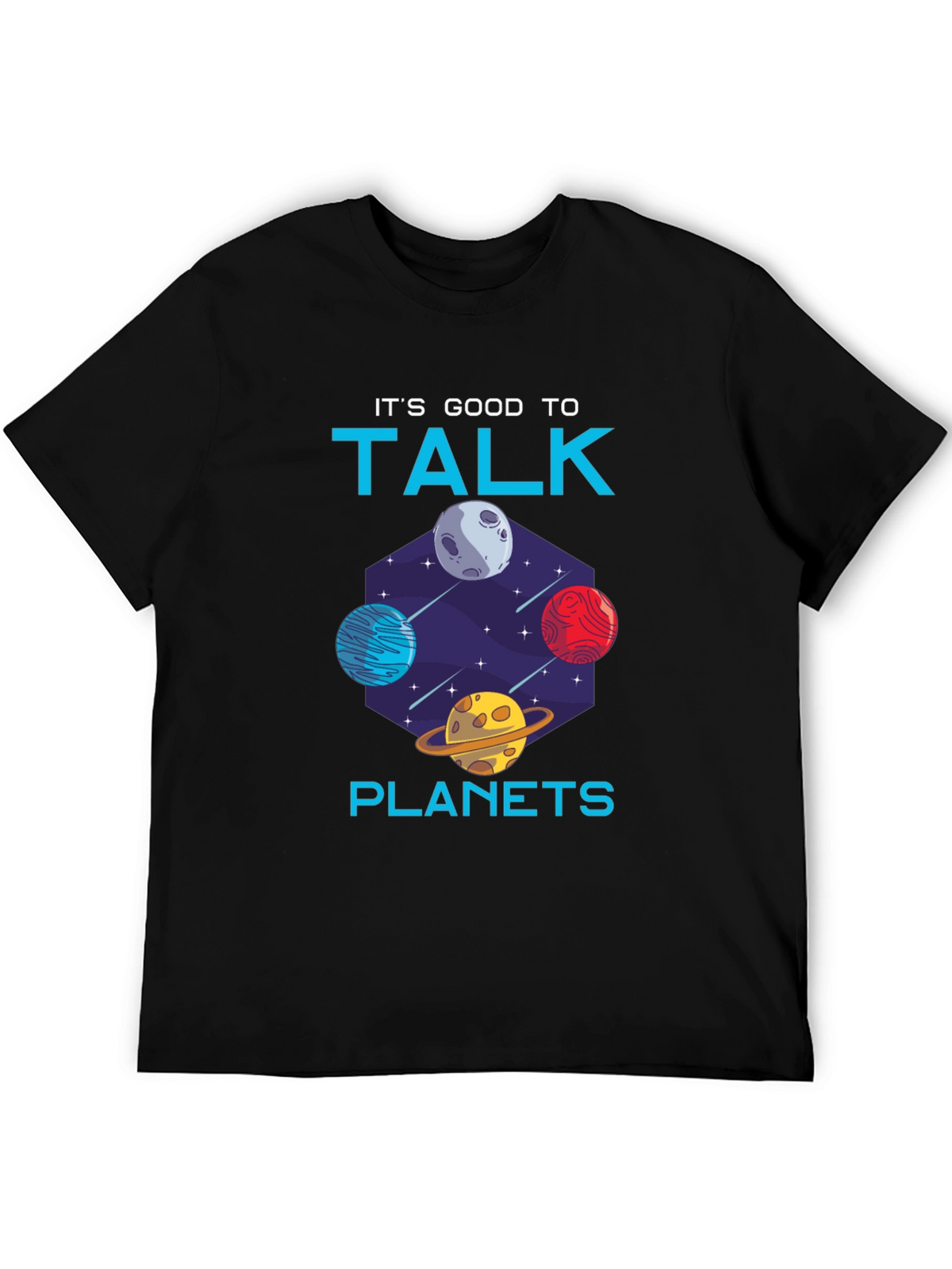 Its Good to Talk Planets Graphic Tee