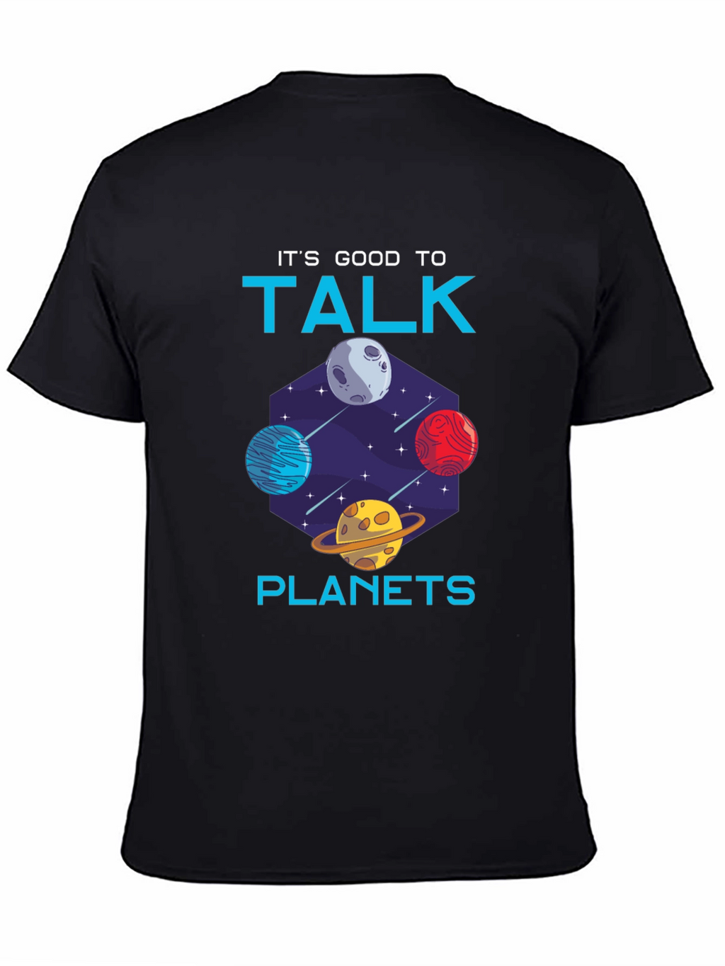 Its Good to Talk Planets Graphic Tee