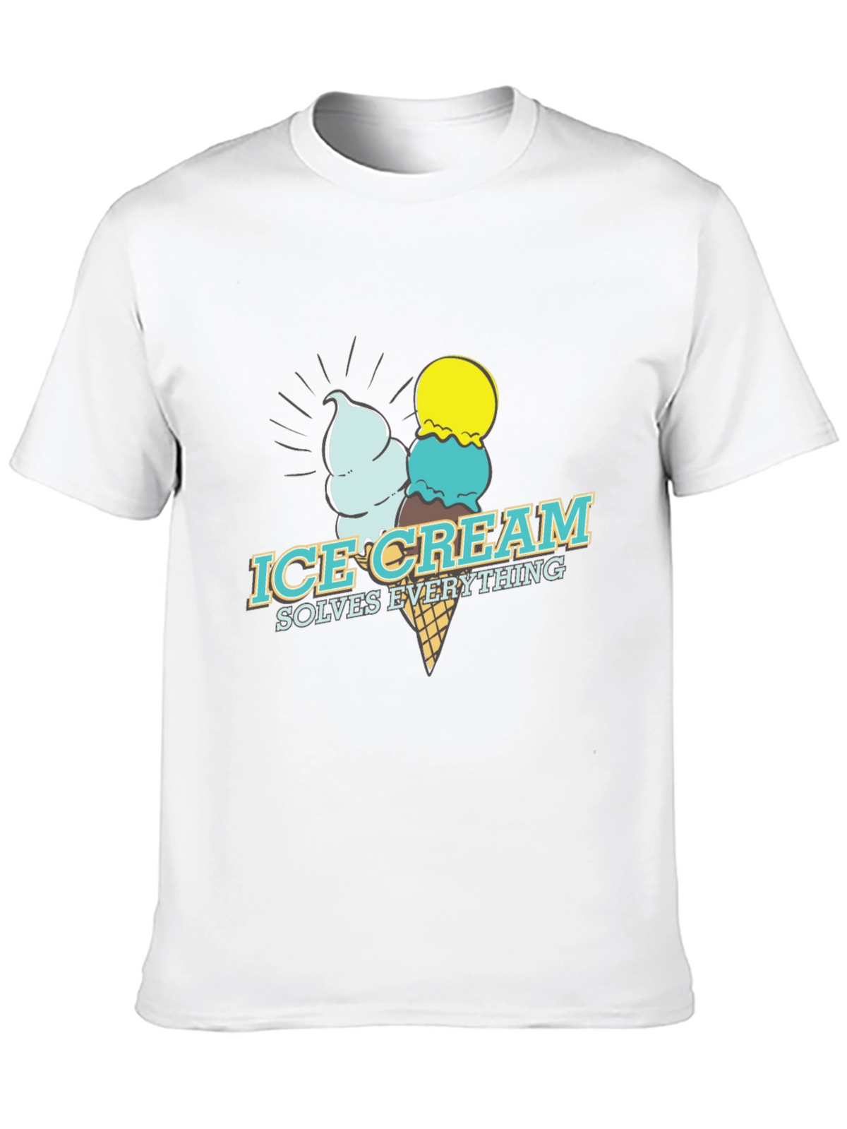 Ice Cream Solves Everything Graphic Tee