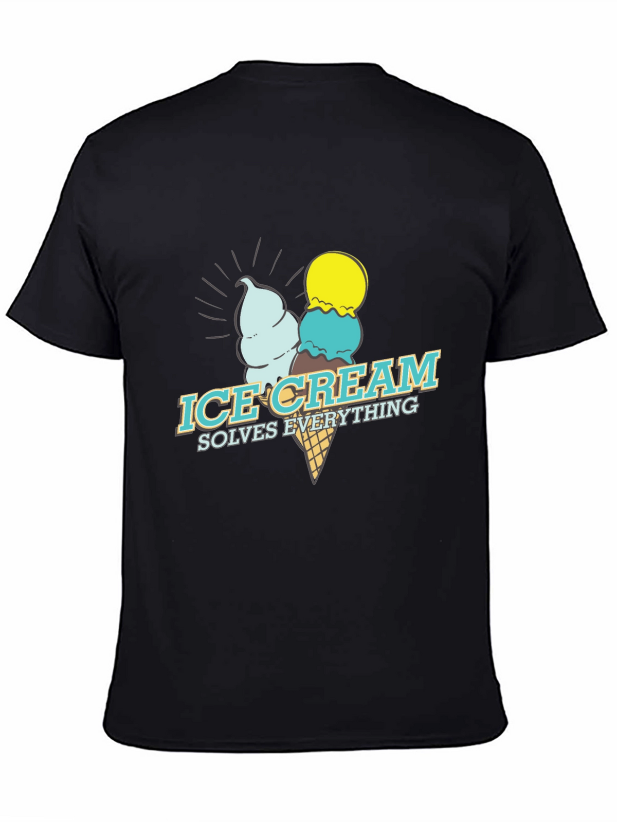 Ice Cream Solves Everything Graphic Tee