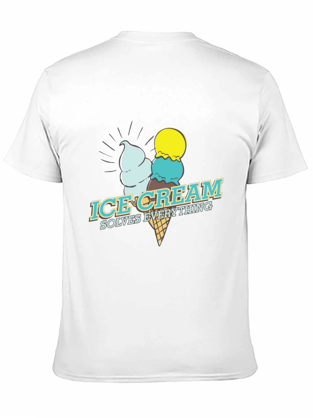 Ice Cream Solves Everything Graphic Tee