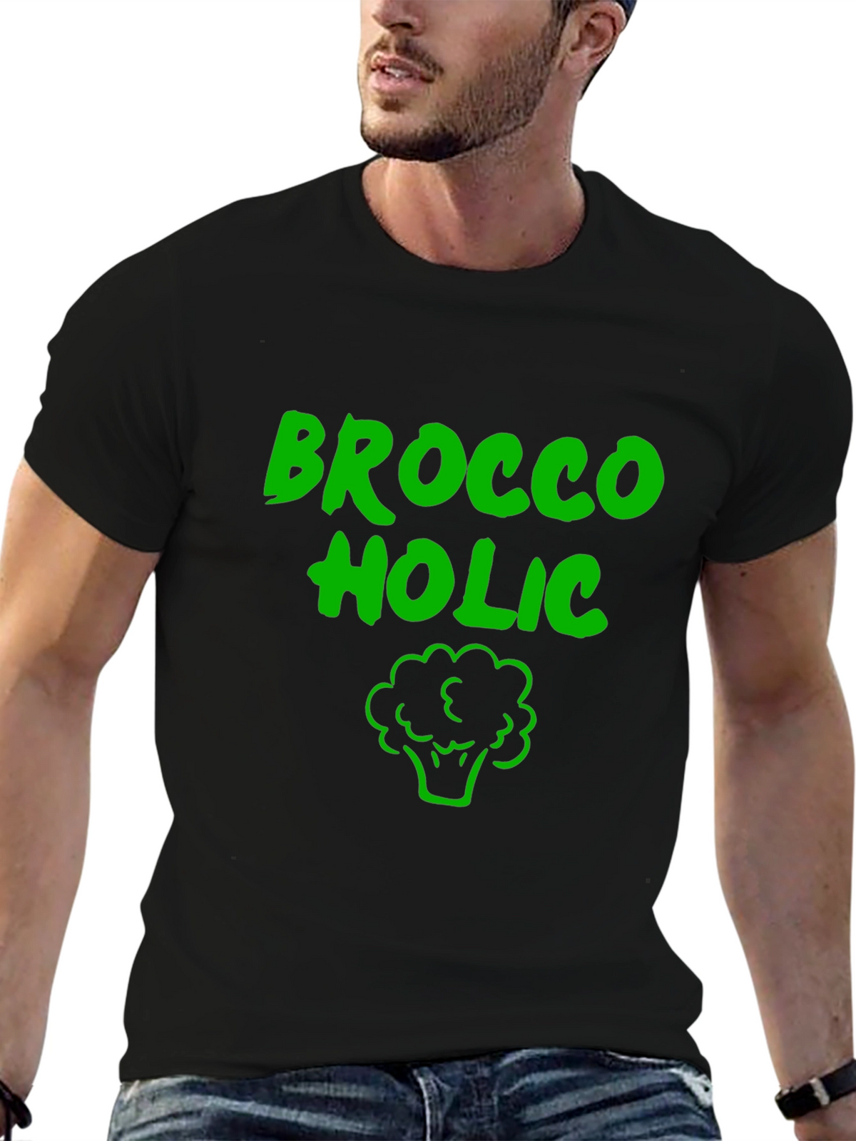 Broccoholic T-Shirt - Funny Broccoli Lover Tee
