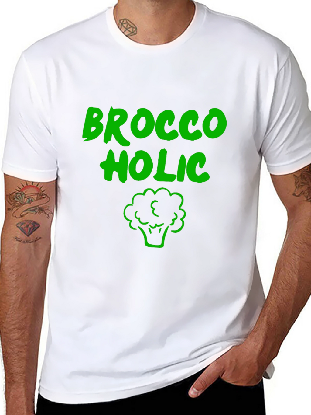 Broccoholic T-Shirt - Funny Broccoli Lover Tee