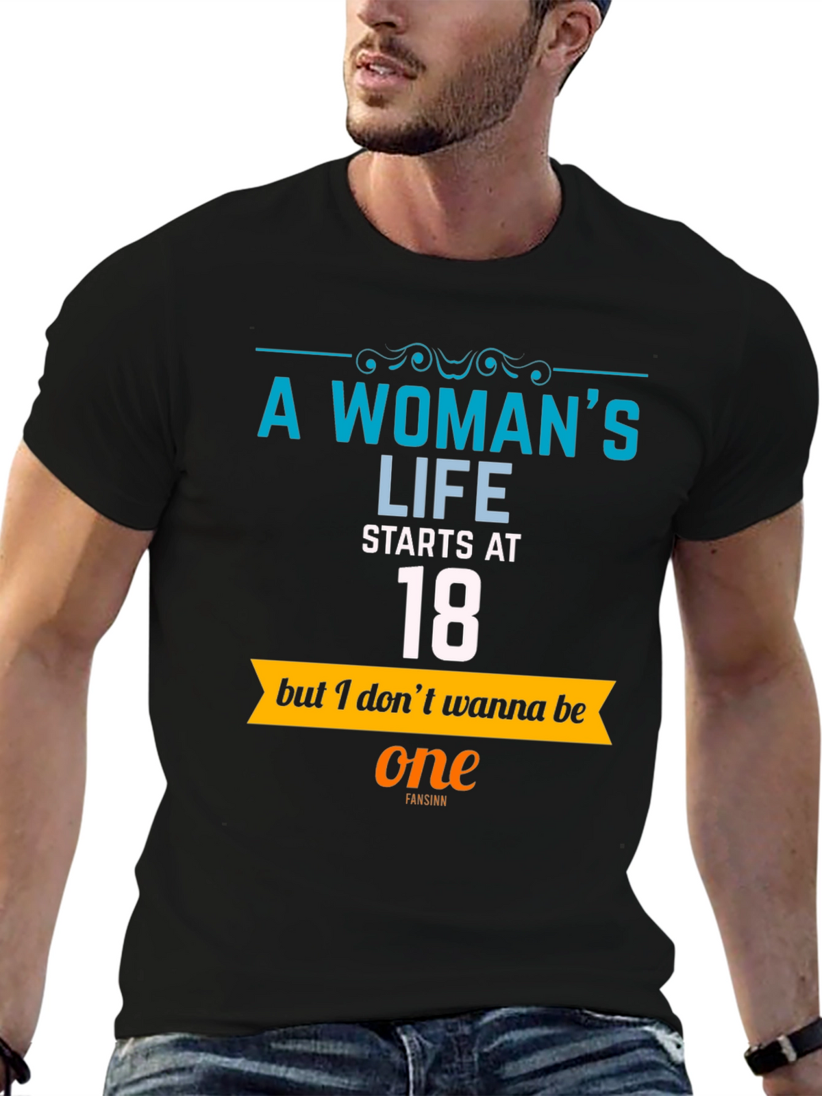 A Womans Life Starts at 18 T-Shirt