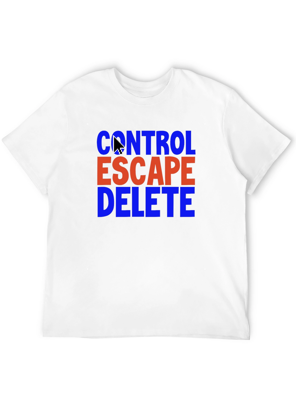 Control Escape Delete T-Shirt - Gamer Programmer Gift