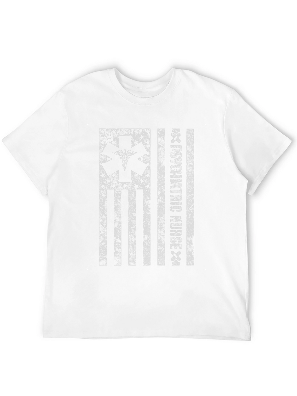 Psychiatric Nurse American Flag Graphic Tee