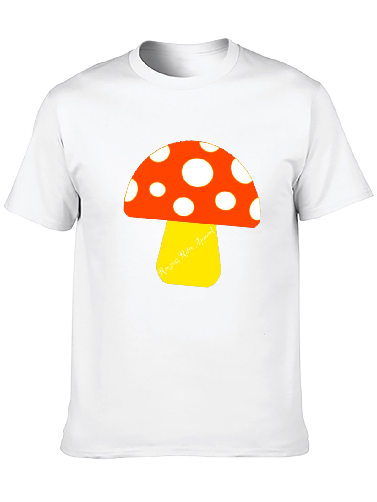 Retro Mushroom Graphic Tee - Funky & Stylish