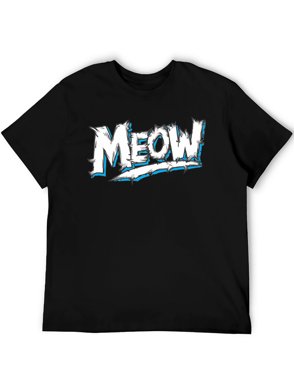 Meow! Graphic Black T-Shirt