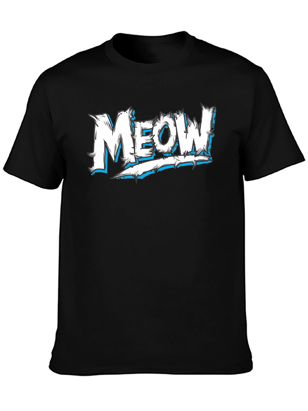 Meow! Graphic Black T-Shirt
