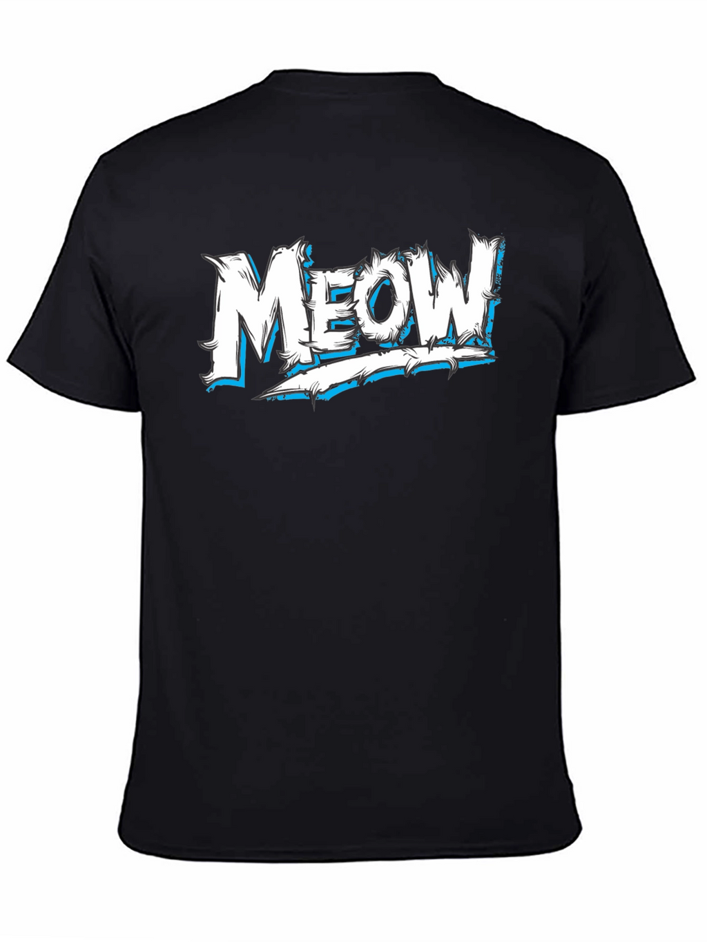Meow! Graphic Black T-Shirt