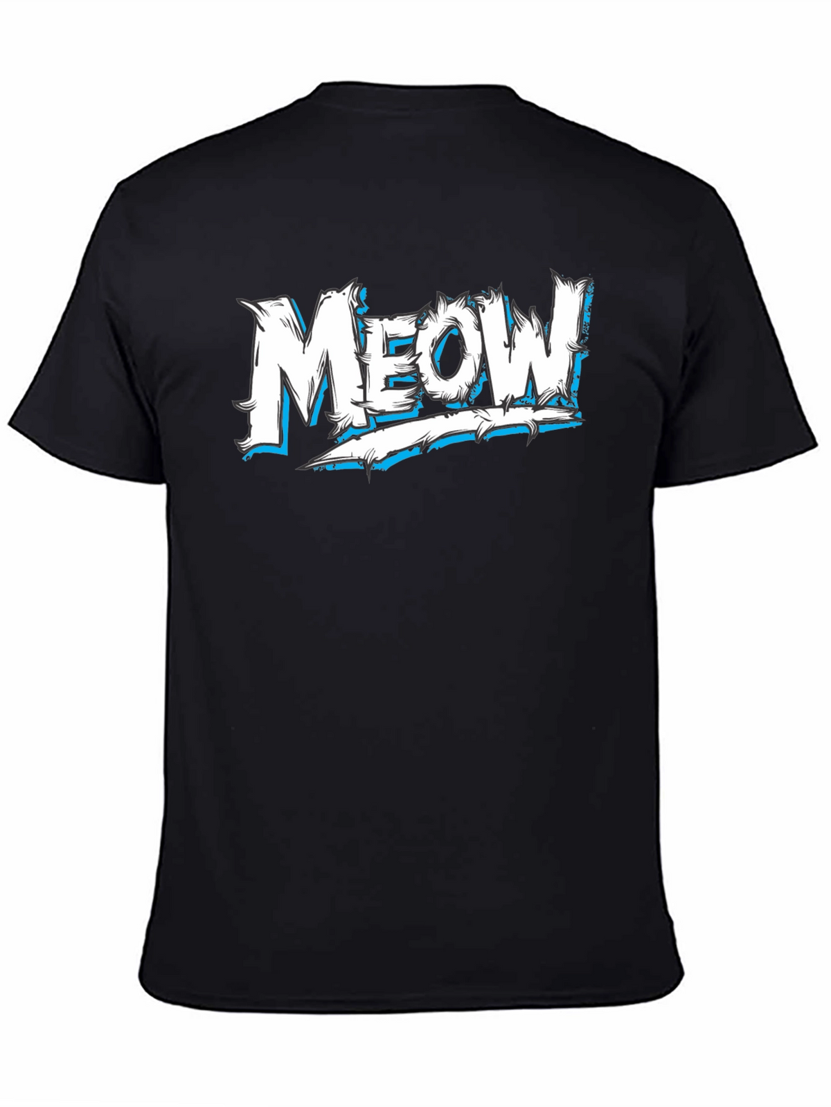 Meow! Graphic Black T-Shirt