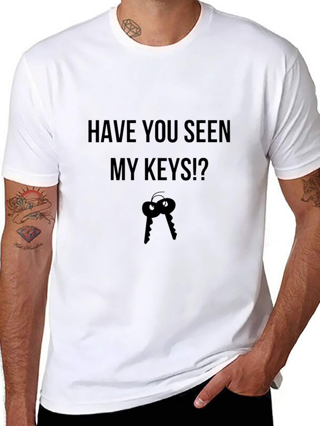 Humorous Have You Seen My Keys? Graphic Tee