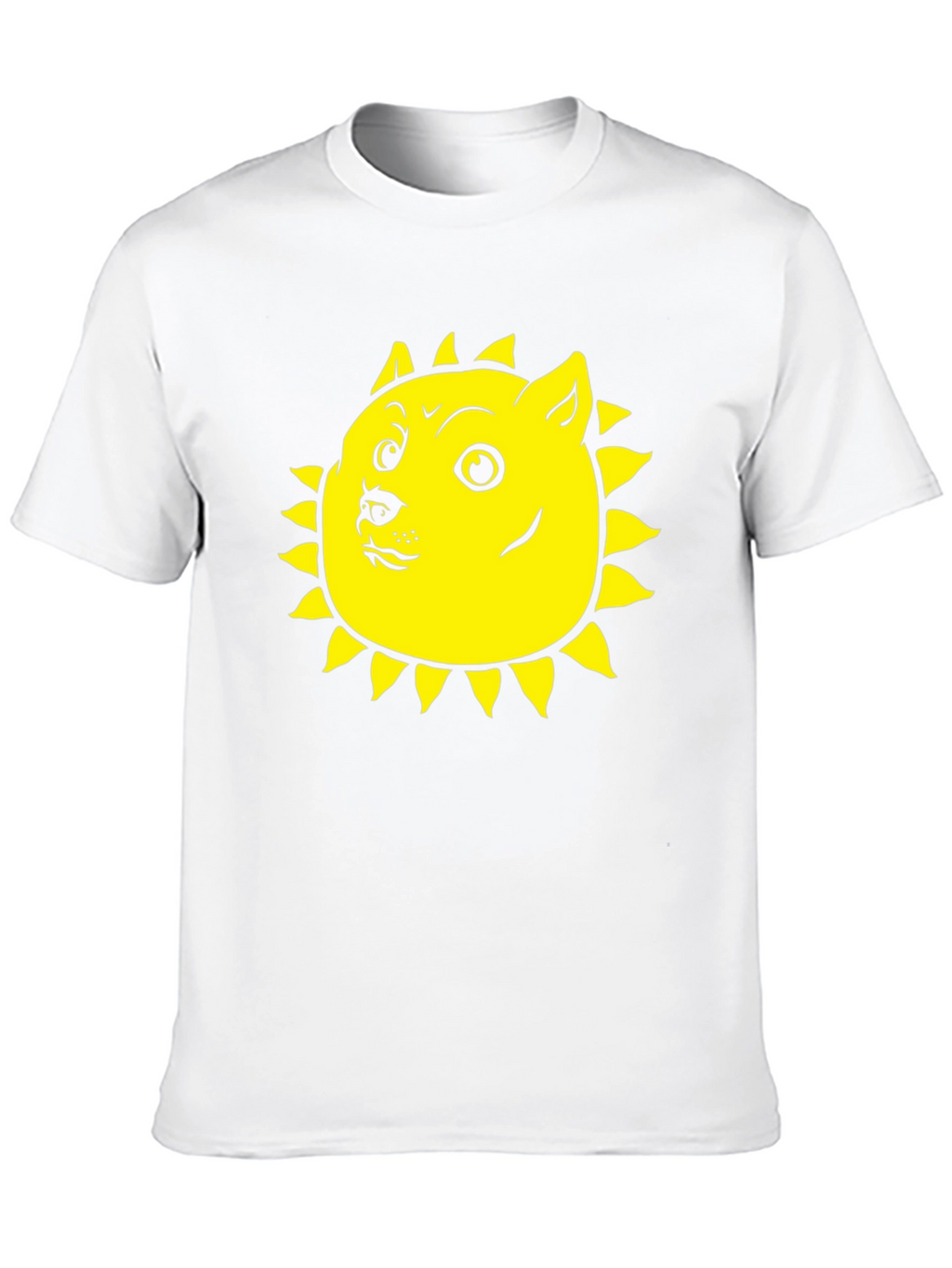 Doge Sun Black T-Shirt - Meme Apparel