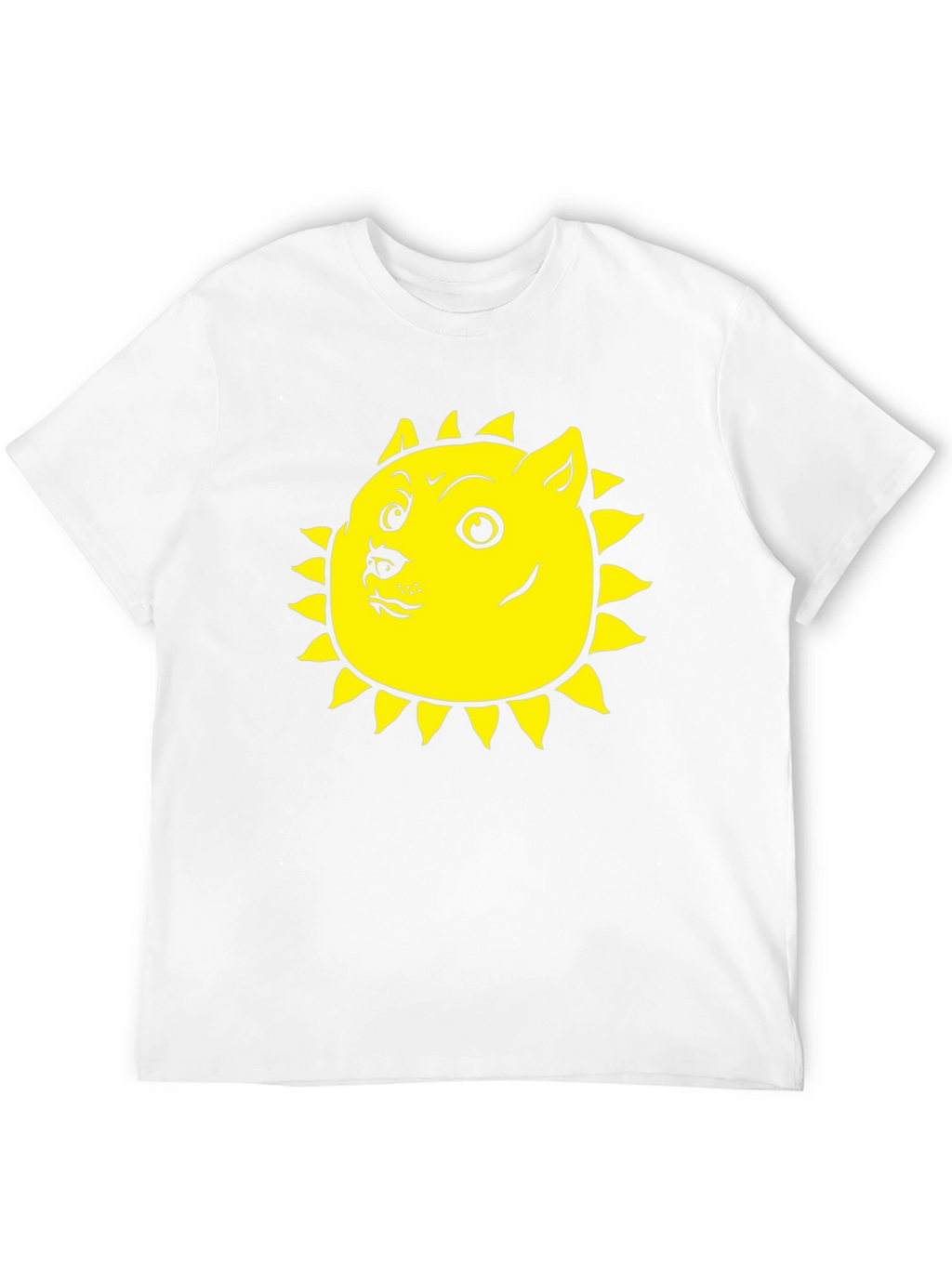 Doge Sun Black T-Shirt - Meme Apparel