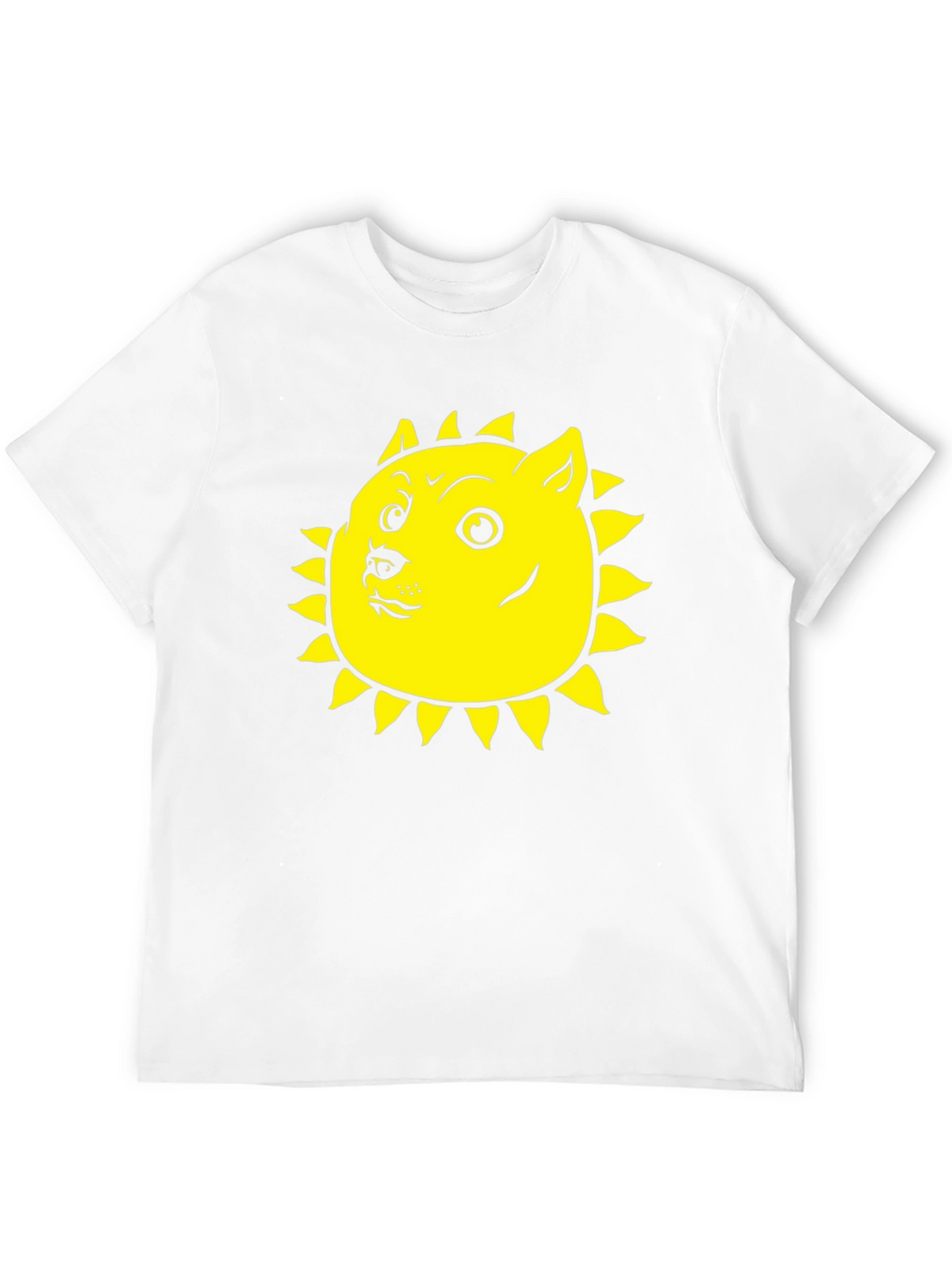 Doge Sun Black T-Shirt - Meme Apparel