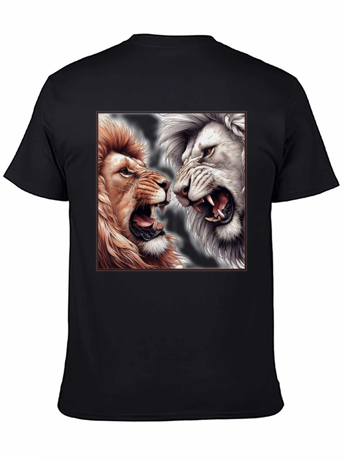 Lion Duel Graphic T-Shirt