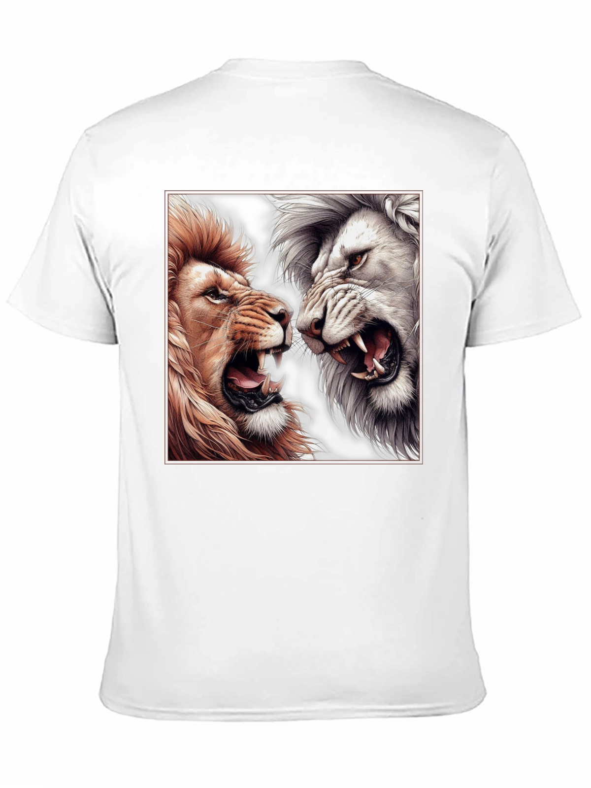 Lion Duel Graphic T-Shirt