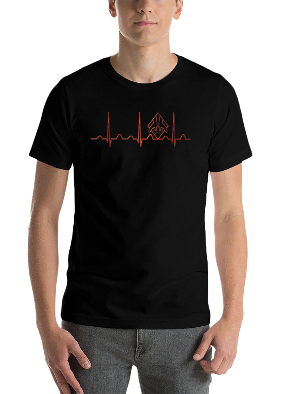 Heartbeat Kiteboarding Black T-Shirt