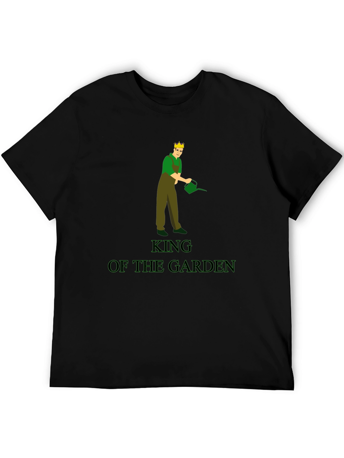 King of the Garden Black Graphic Tee