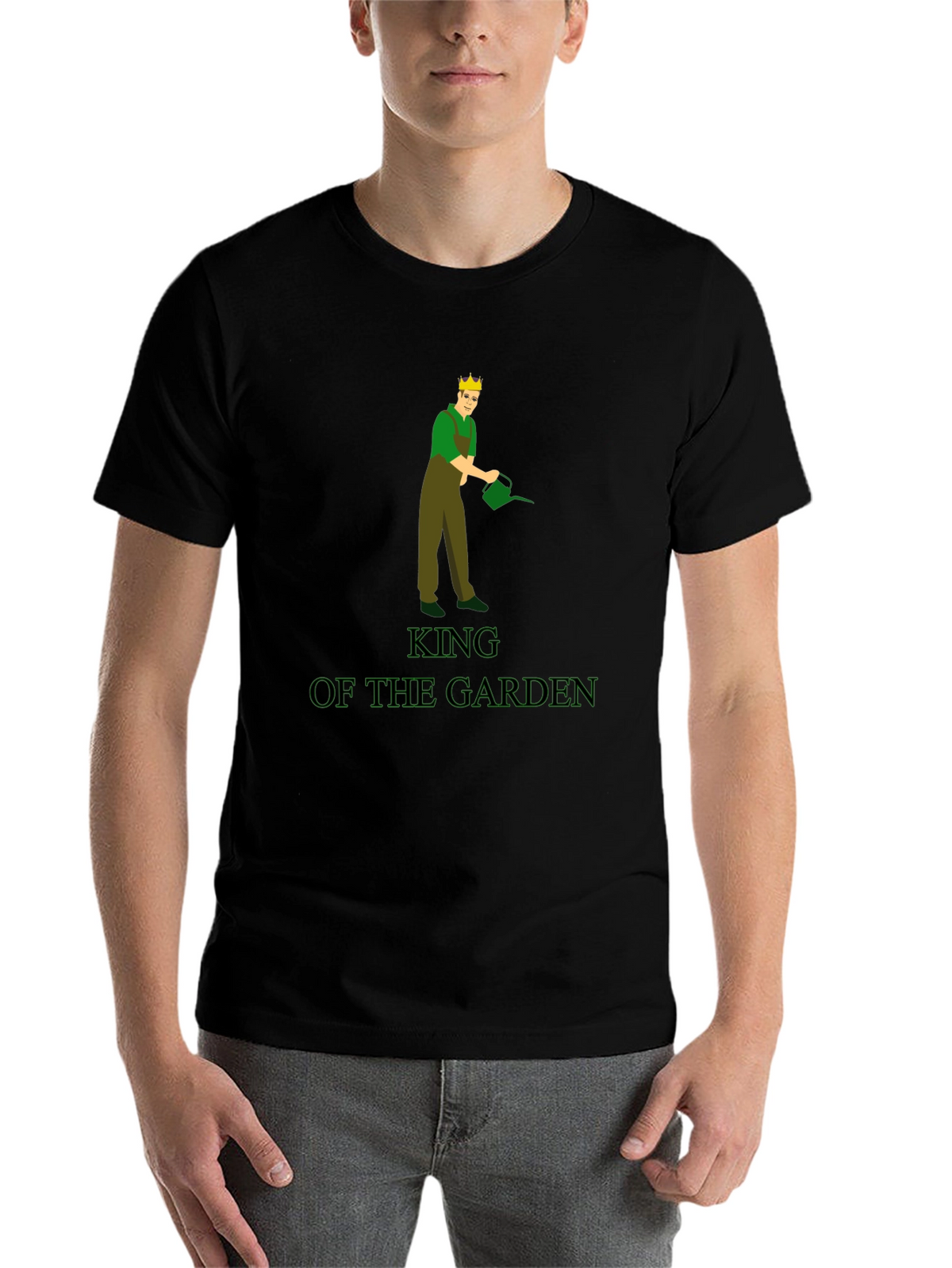 King of the Garden Black Graphic Tee