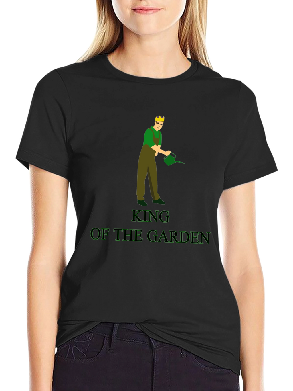 King of the Garden Black Graphic Tee
