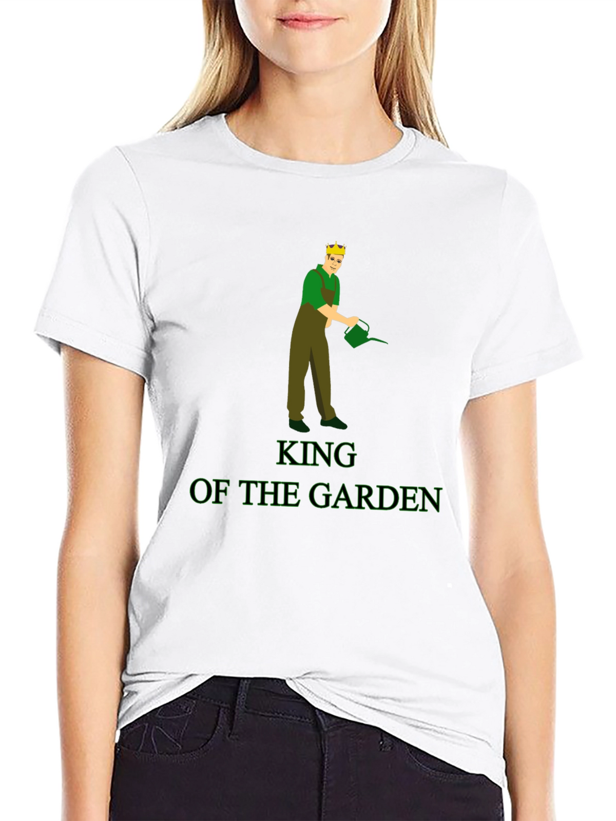 King of the Garden Black Graphic Tee