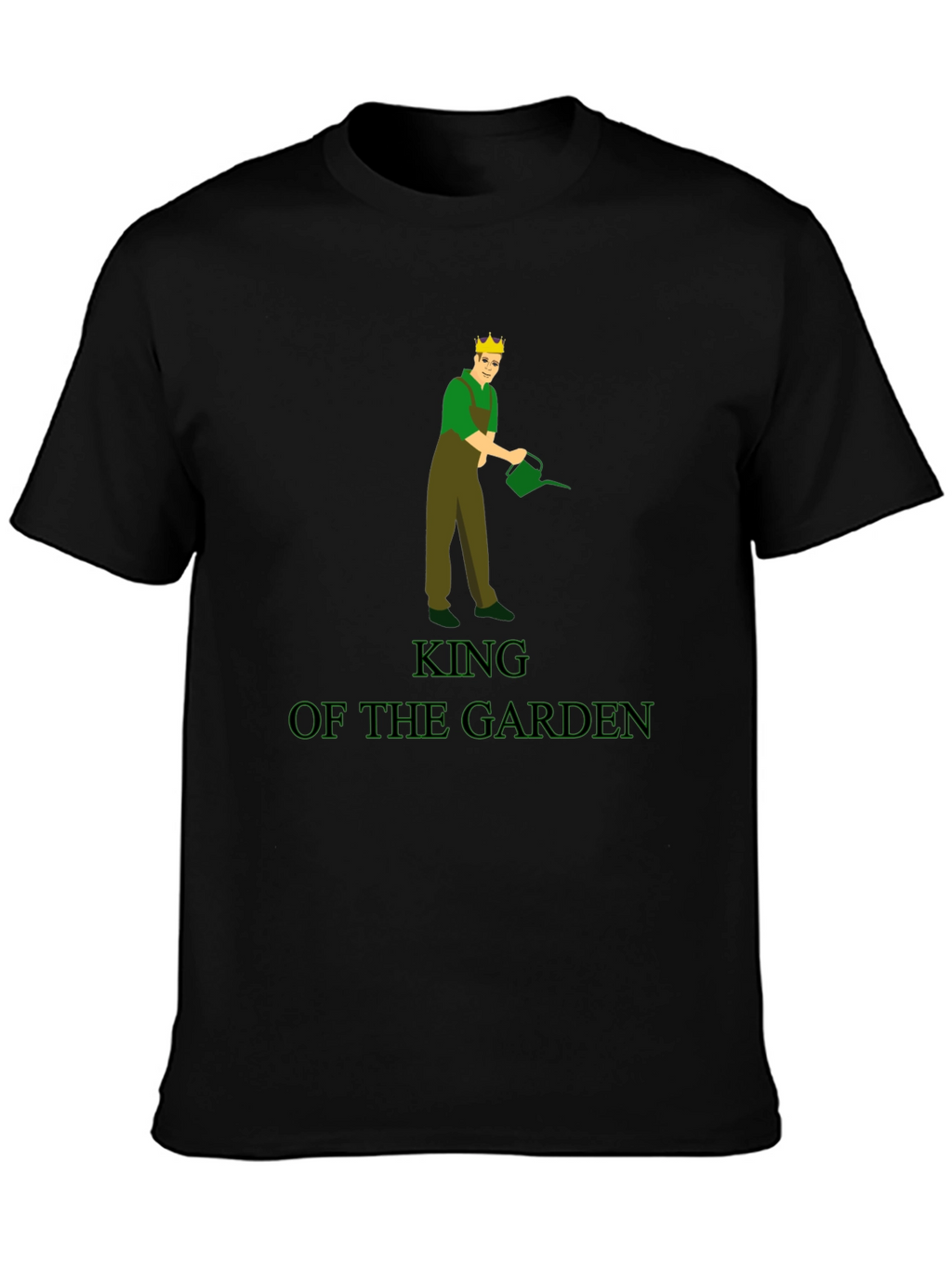 King of the Garden Black Graphic Tee