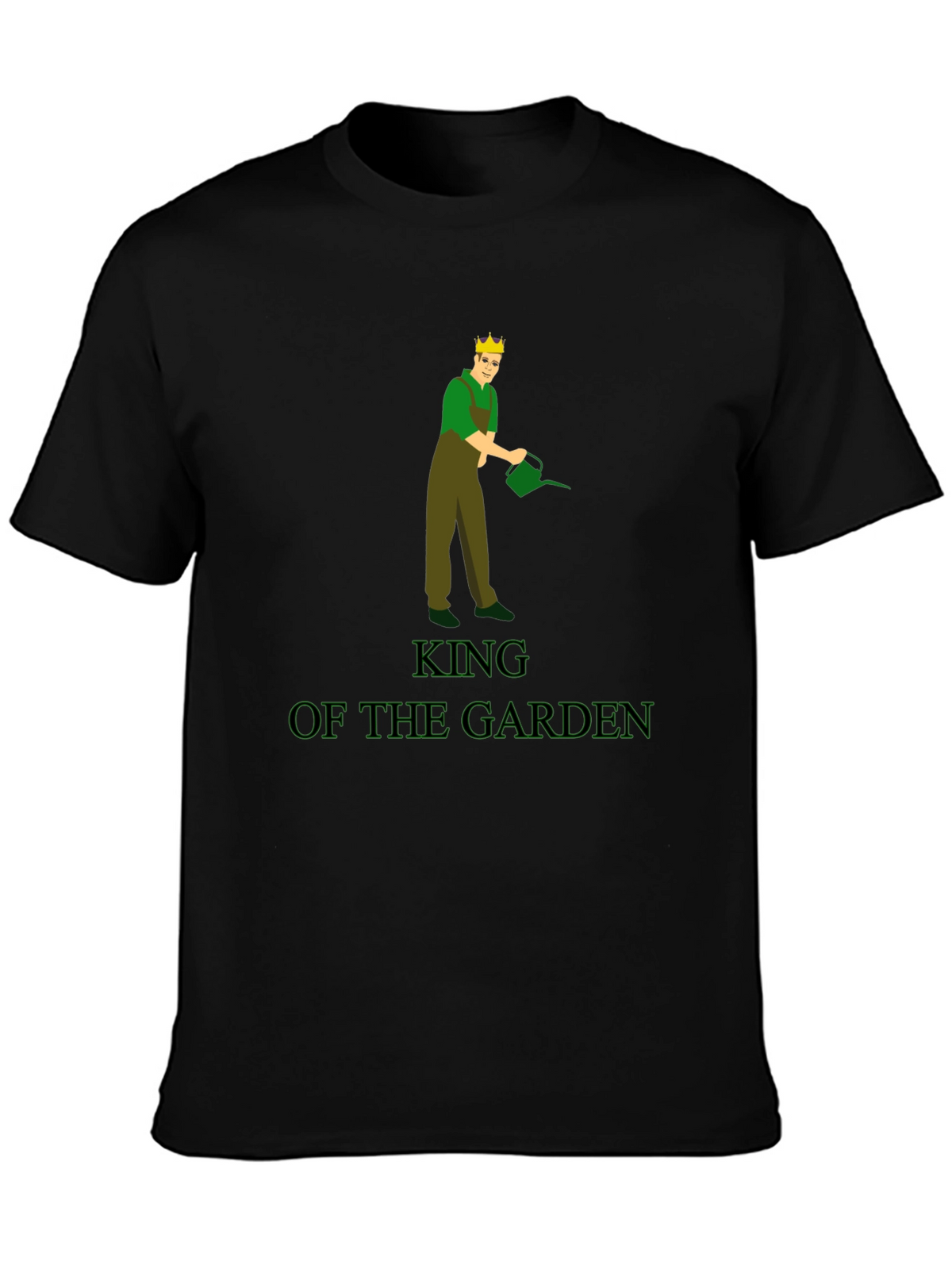 King of the Garden Black Graphic Tee