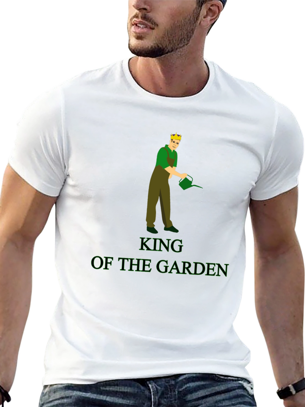 King of the Garden Black Graphic Tee