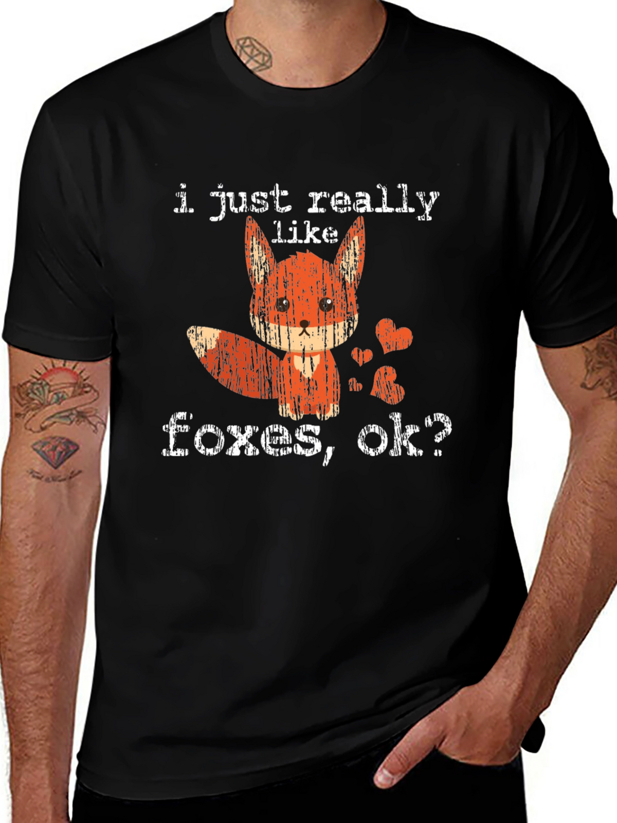 I Just Really Like Foxes Ok? T-Shirt