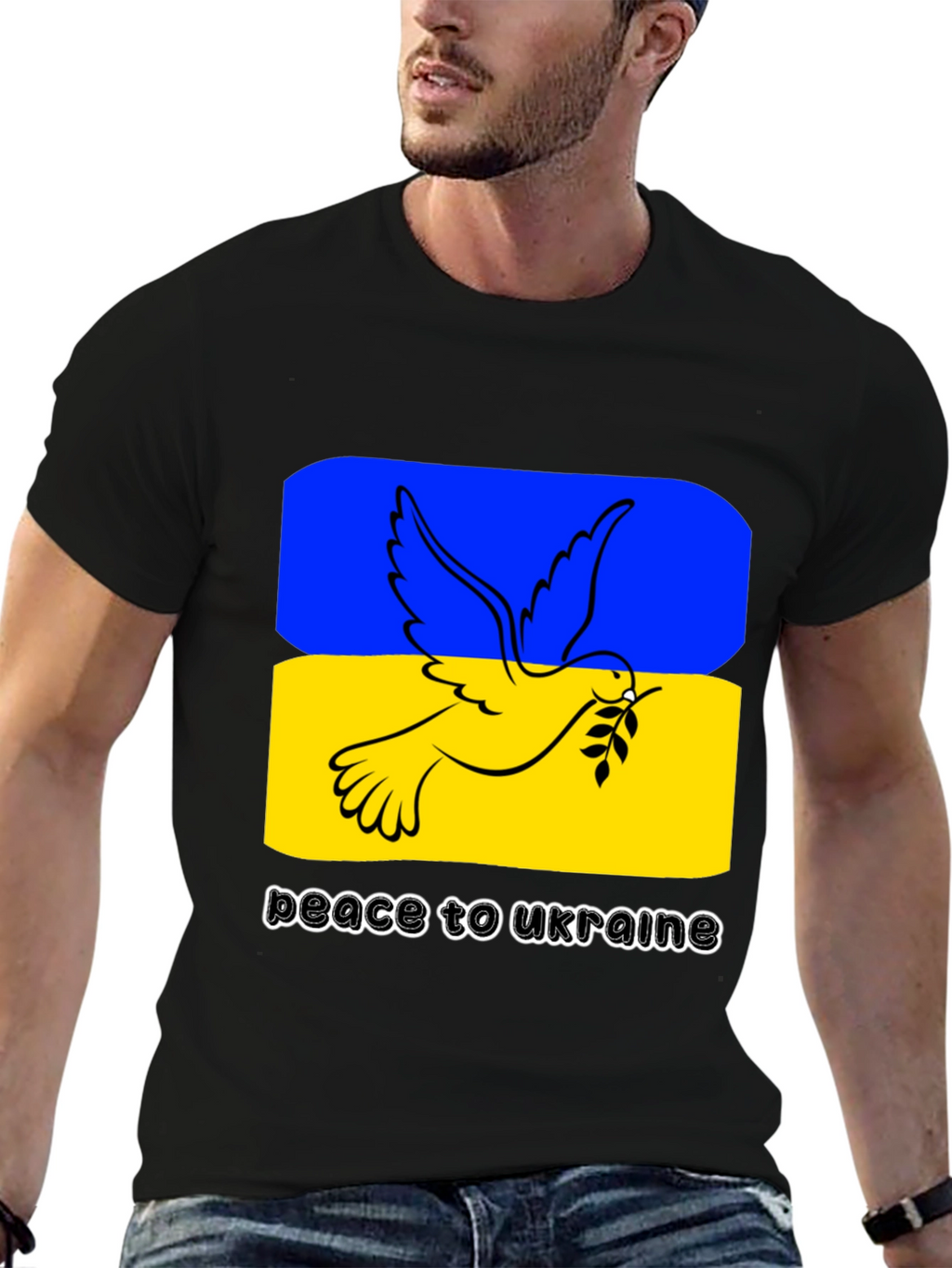 Peace for Ukraine Dove T-Shirt