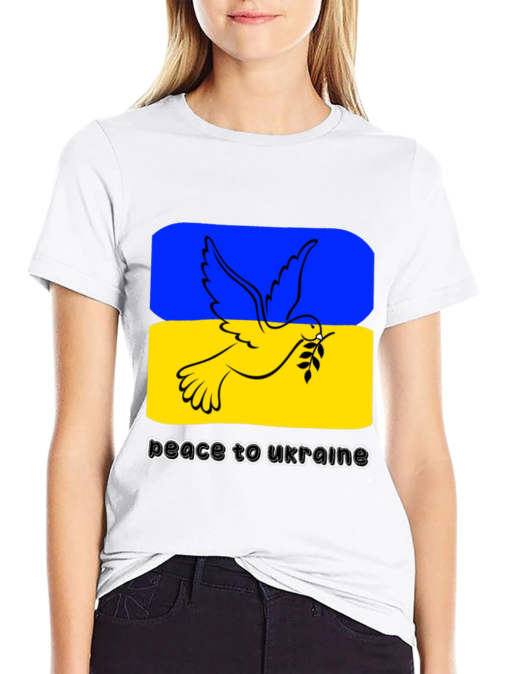 Peace for Ukraine Dove T-Shirt