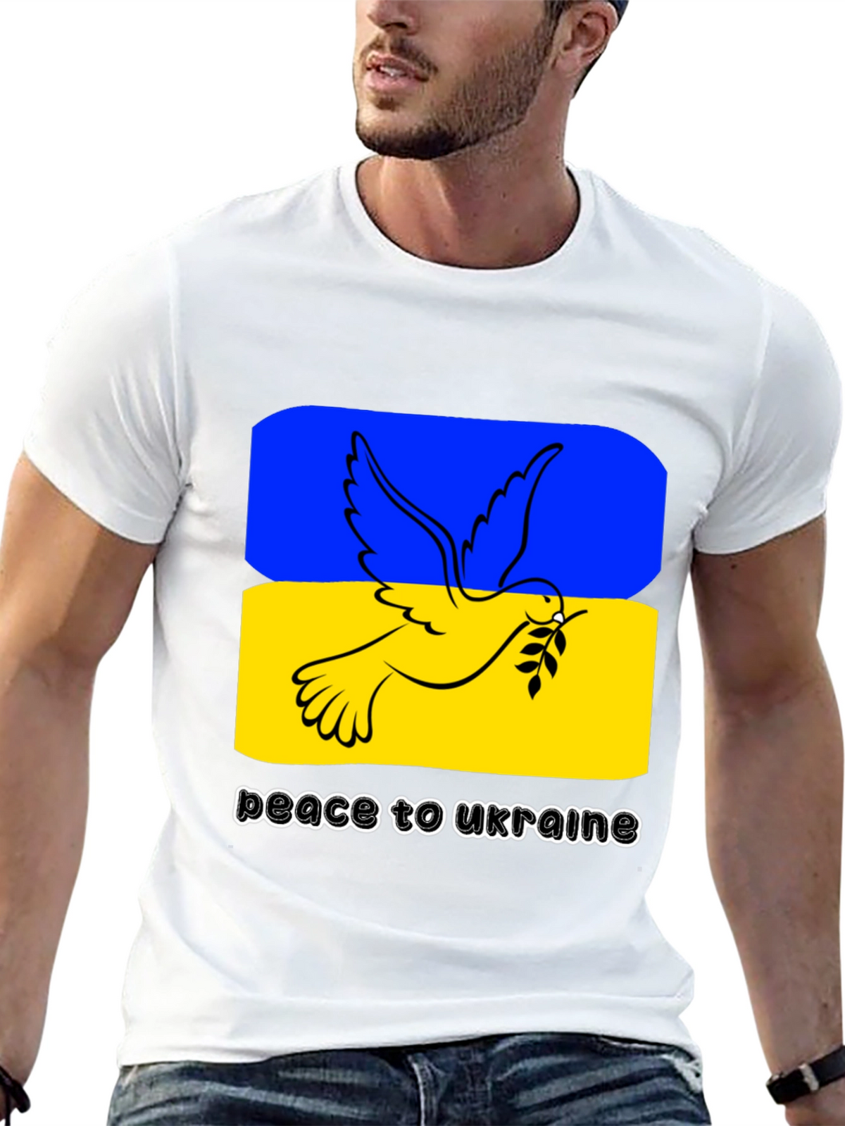 Peace for Ukraine Dove T-Shirt