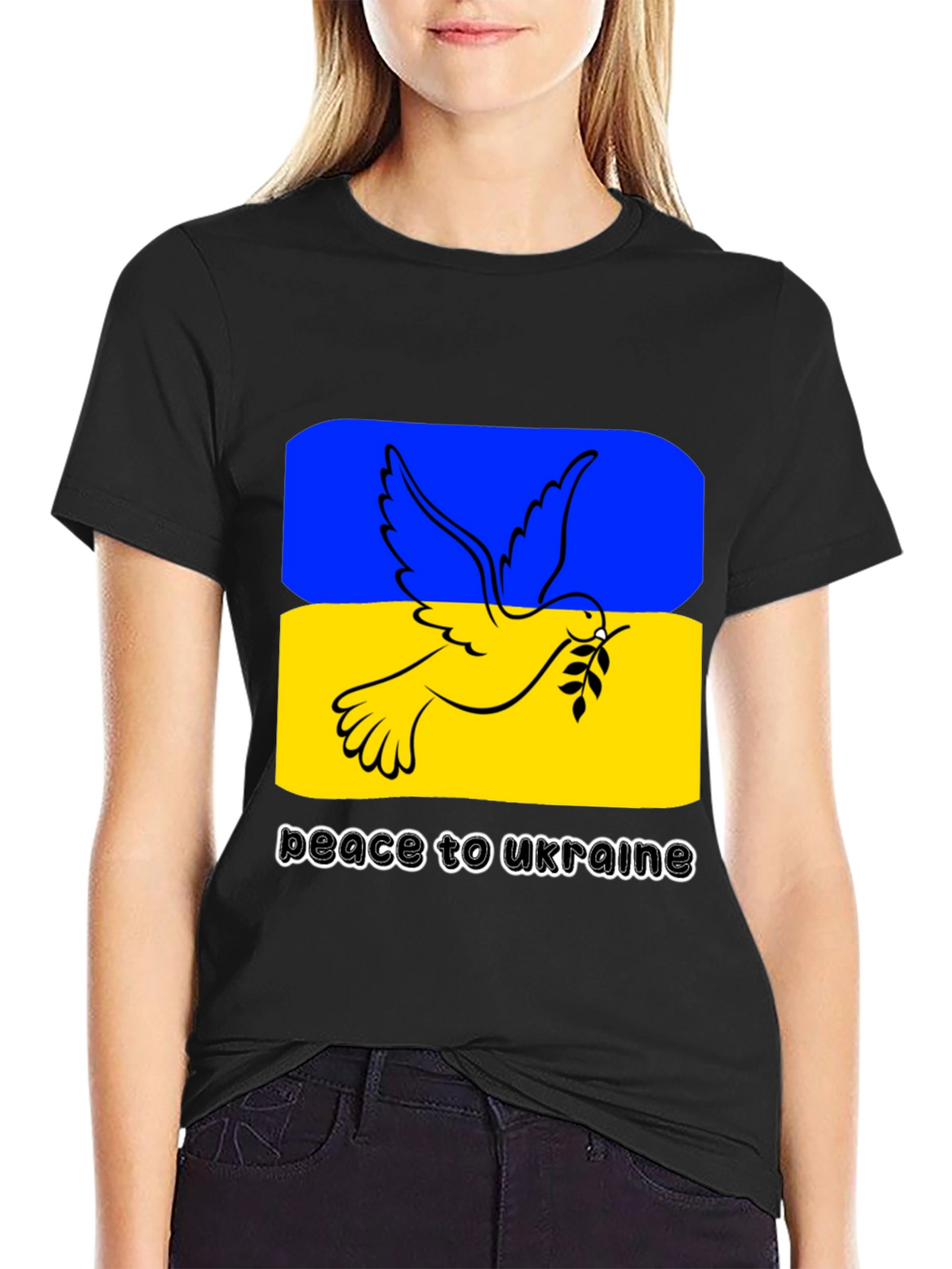 Peace for Ukraine Dove T-Shirt