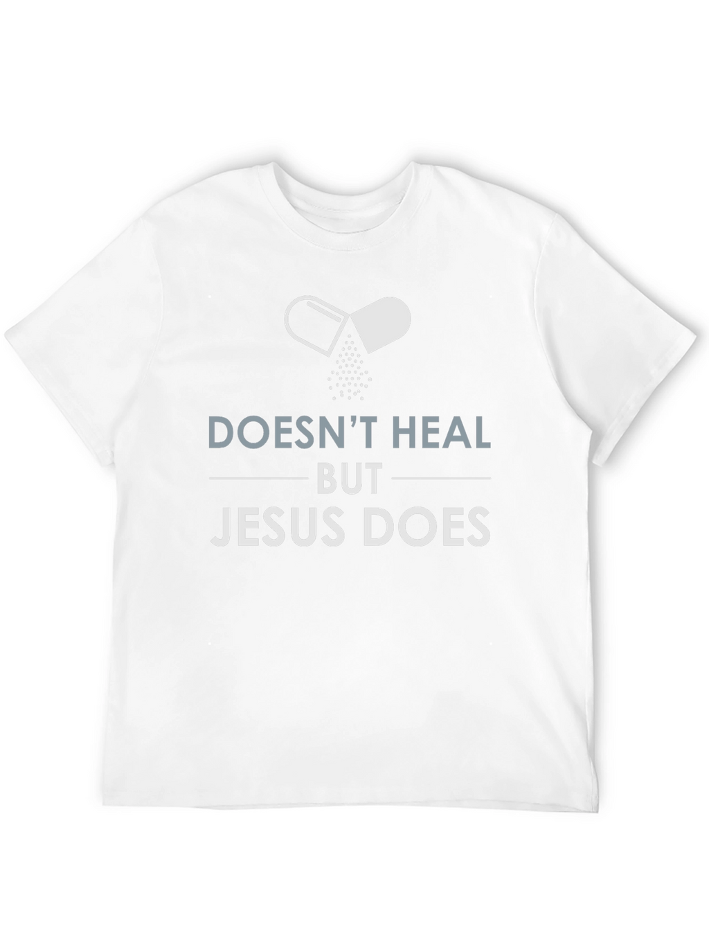 Jesus Heals Graphic Tee - Christian Faith T-Shirt