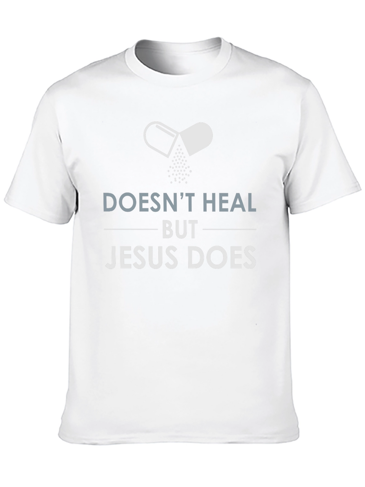 Jesus Heals Graphic Tee - Christian Faith T-Shirt
