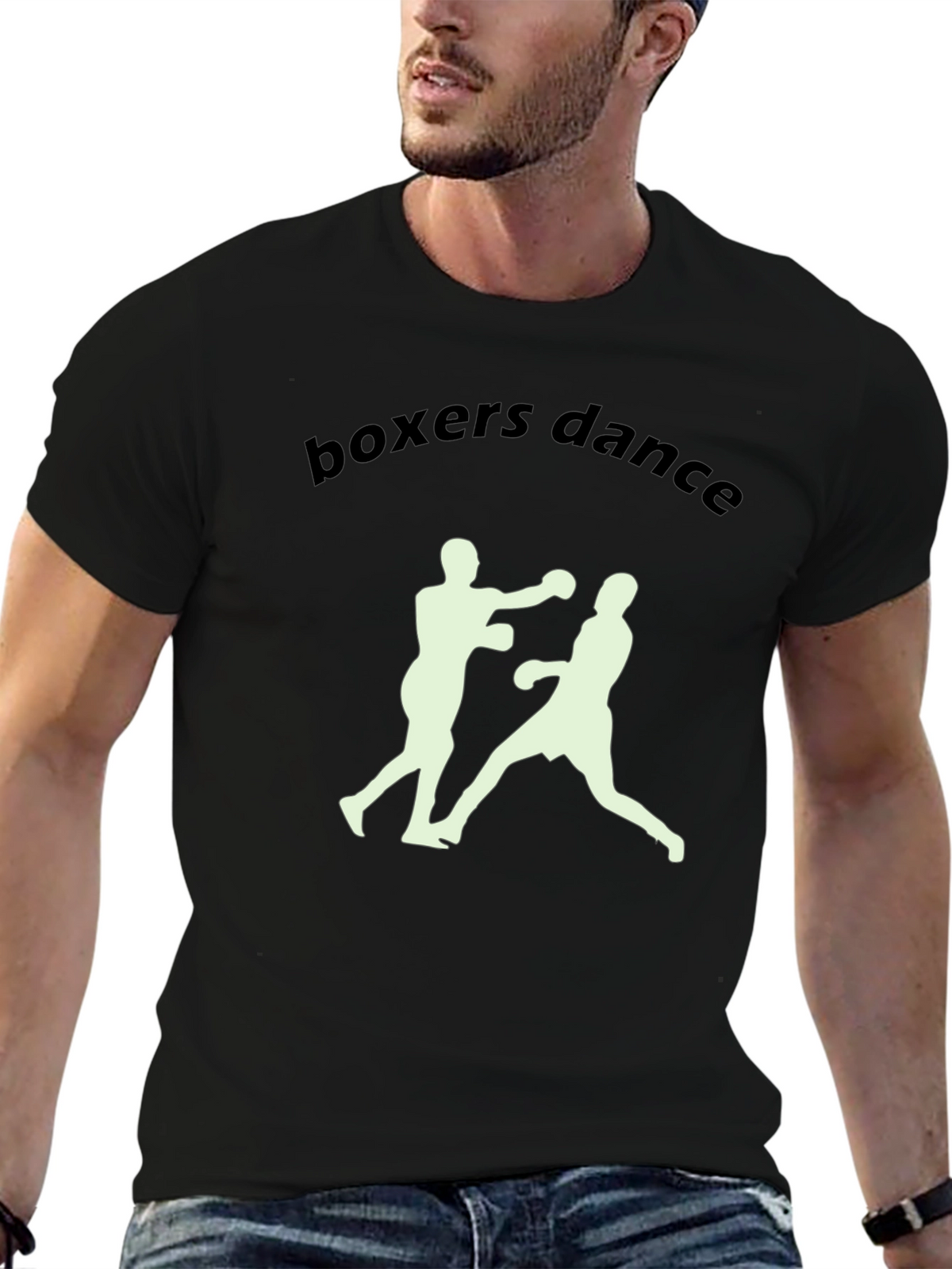 Boxers Dance Graphic T-Shirt