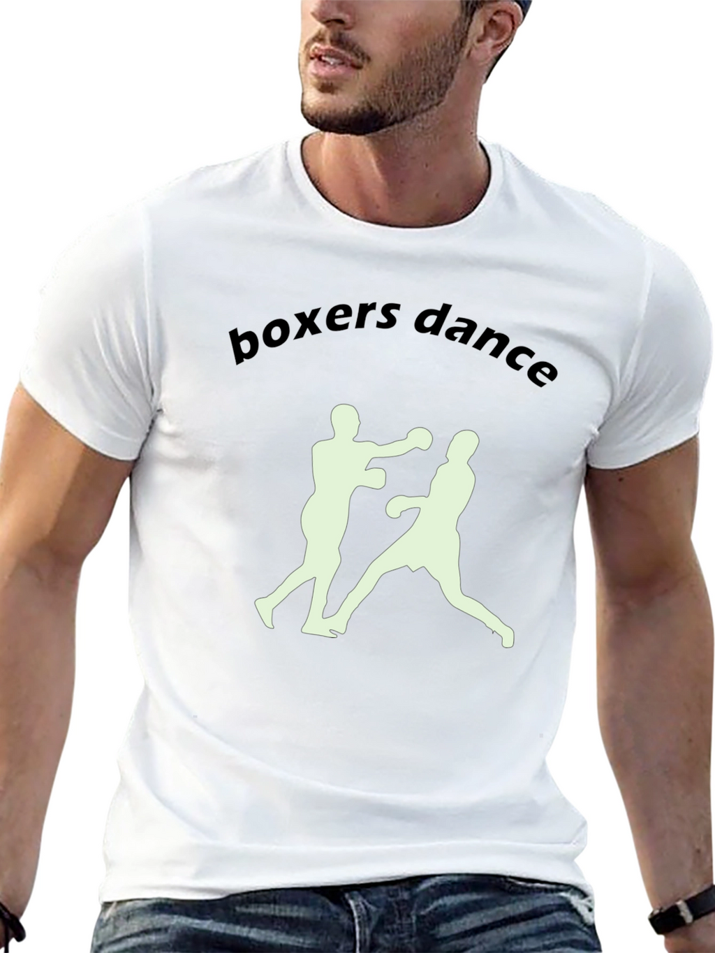 Boxers Dance Graphic T-Shirt
