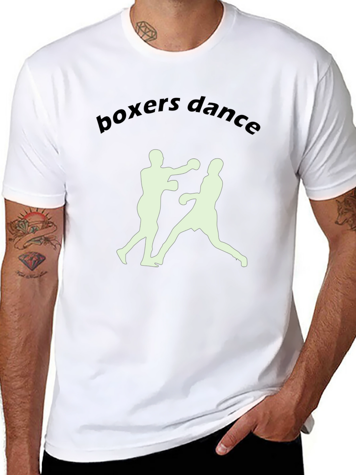 Boxers Dance Graphic T-Shirt