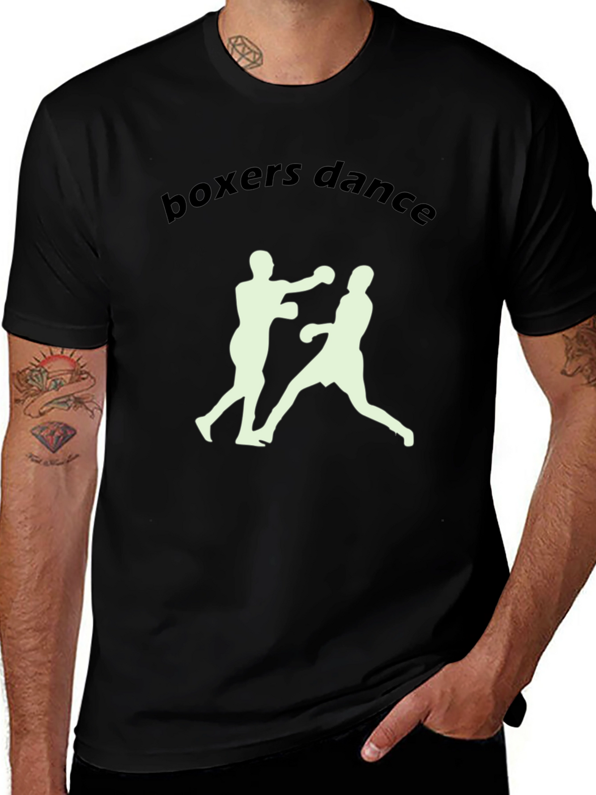 Boxers Dance Graphic T-Shirt